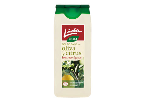 Lida Gel de baño con oliva y citrus